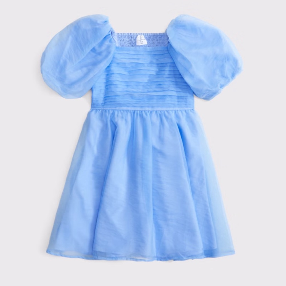 Abercrombie Kids Emerson Puff Sleeve Mini Dress, 13/14